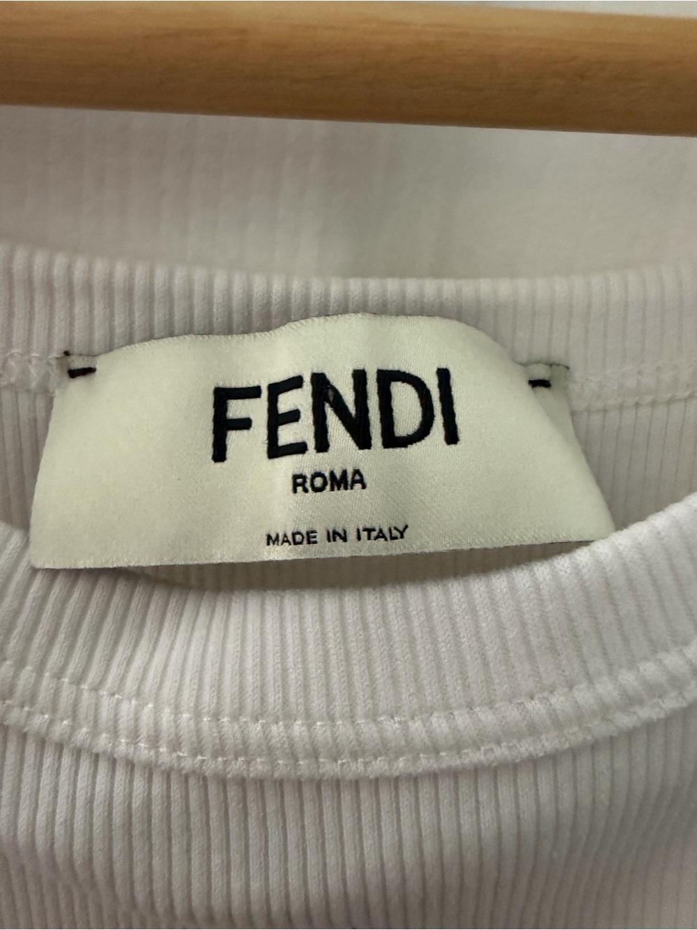 Fendi Logo Embroidered Knitted Tank Top - Picture 2 of 2